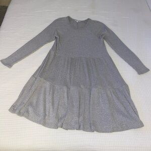 Soft long sleeve sweater dress